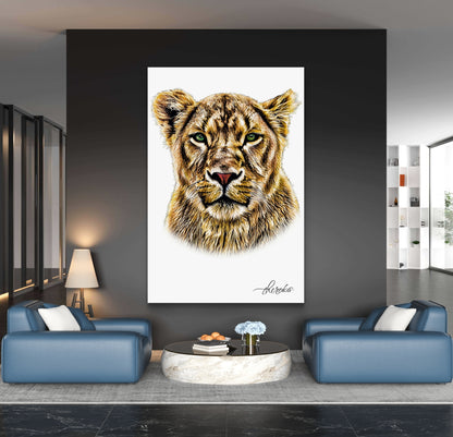 Lioness Canvas Print