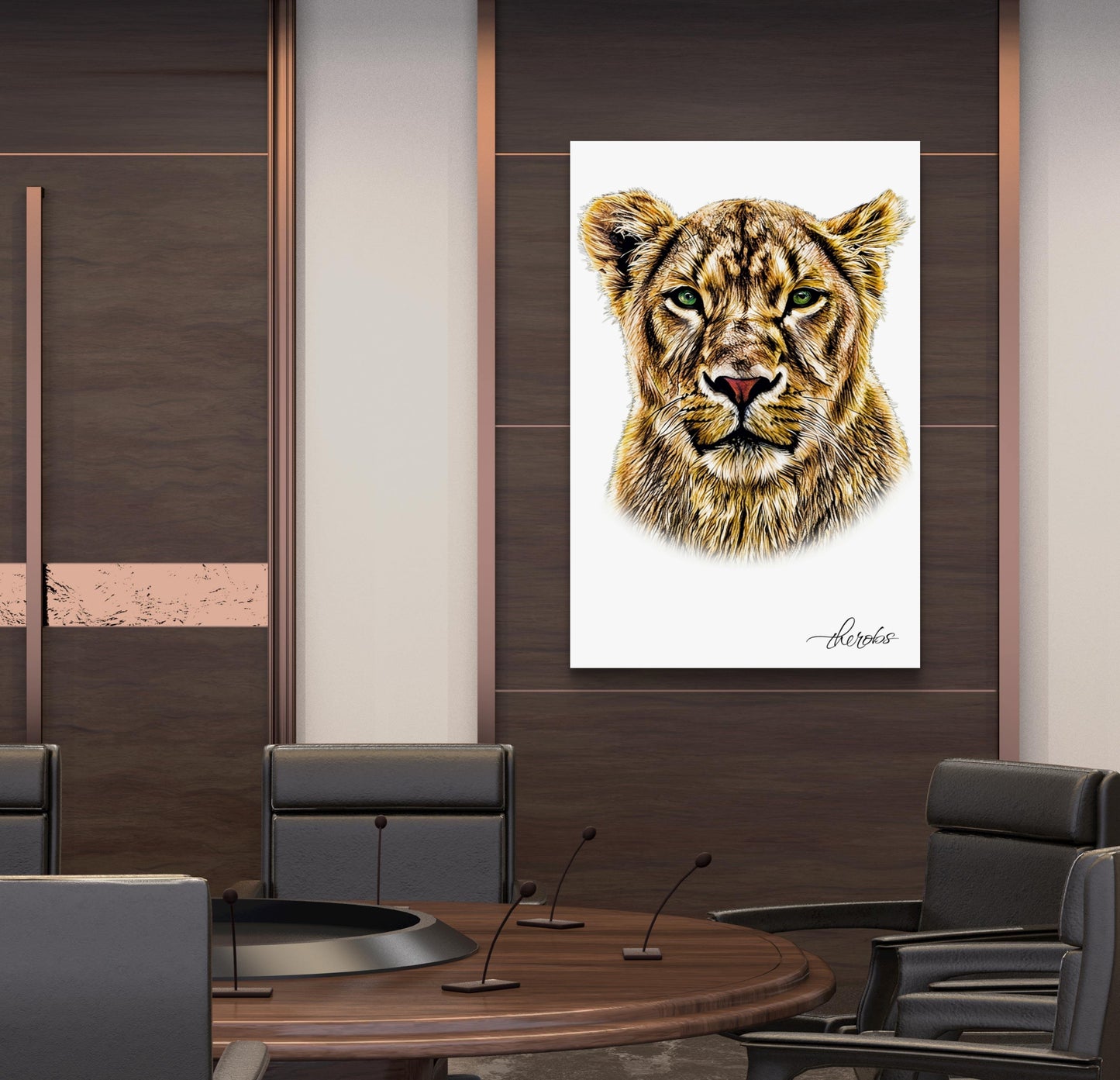 Lioness Canvas Print