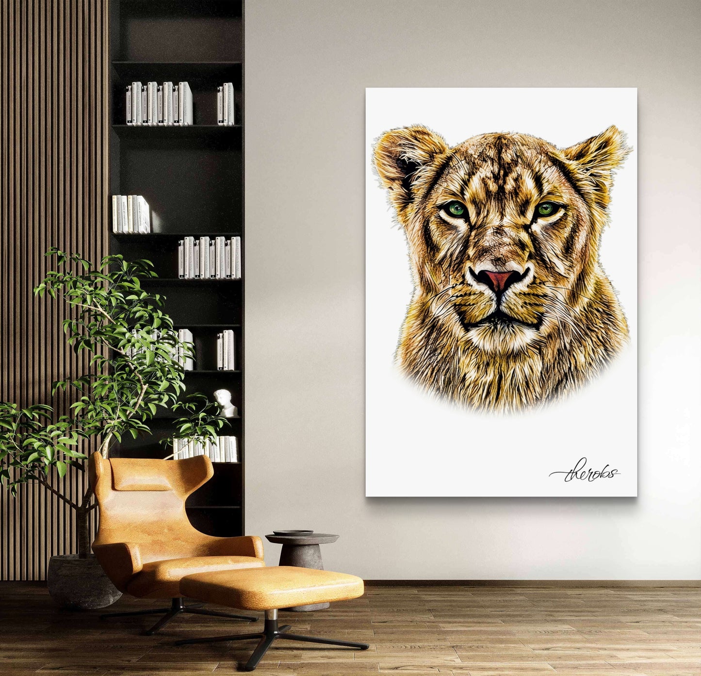 Lioness Canvas Print