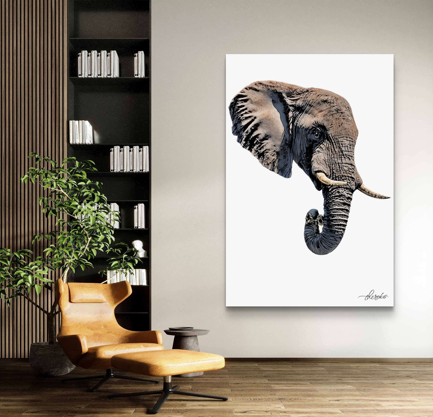 Elephant Canvas Print 2