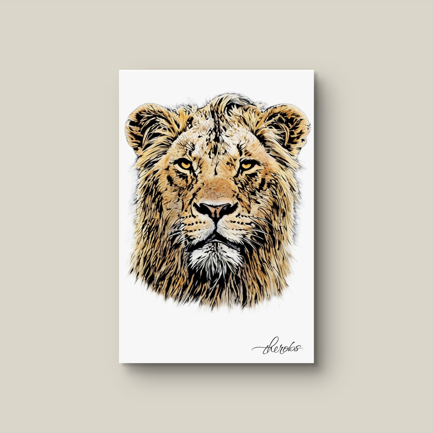 Lion Canvas Print