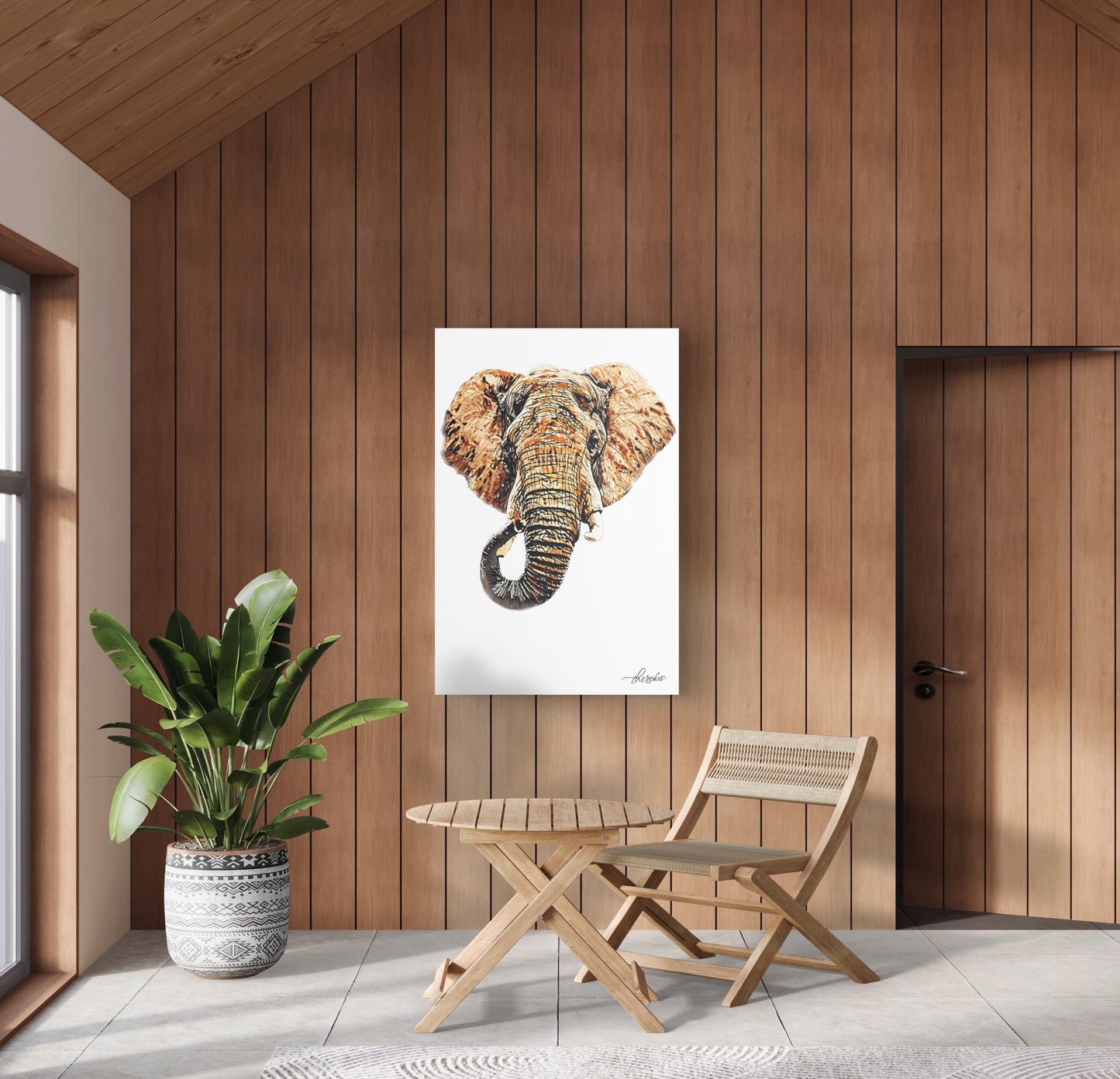 Elephant Canvas Print 3