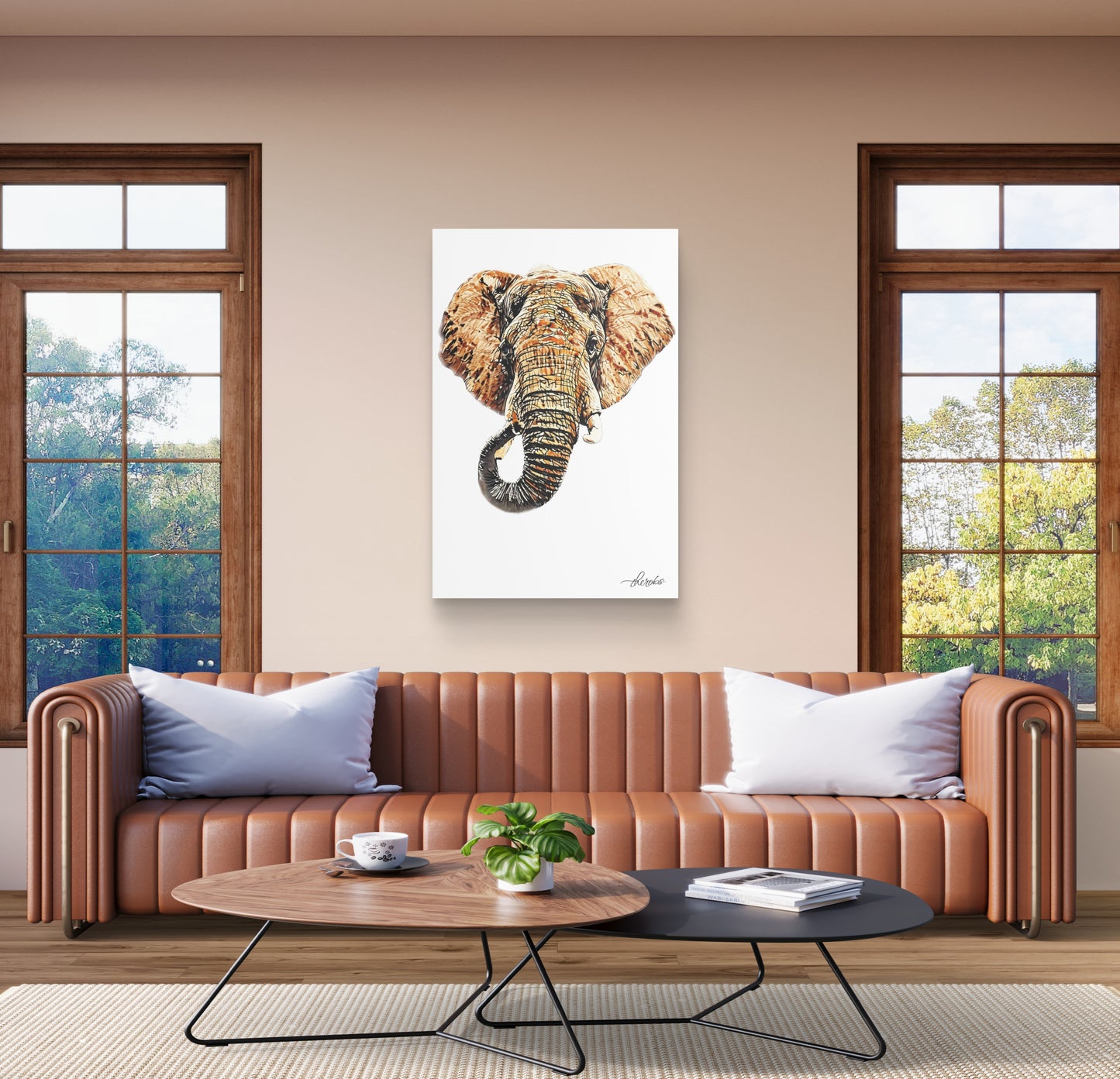 Elephant Canvas Print 3
