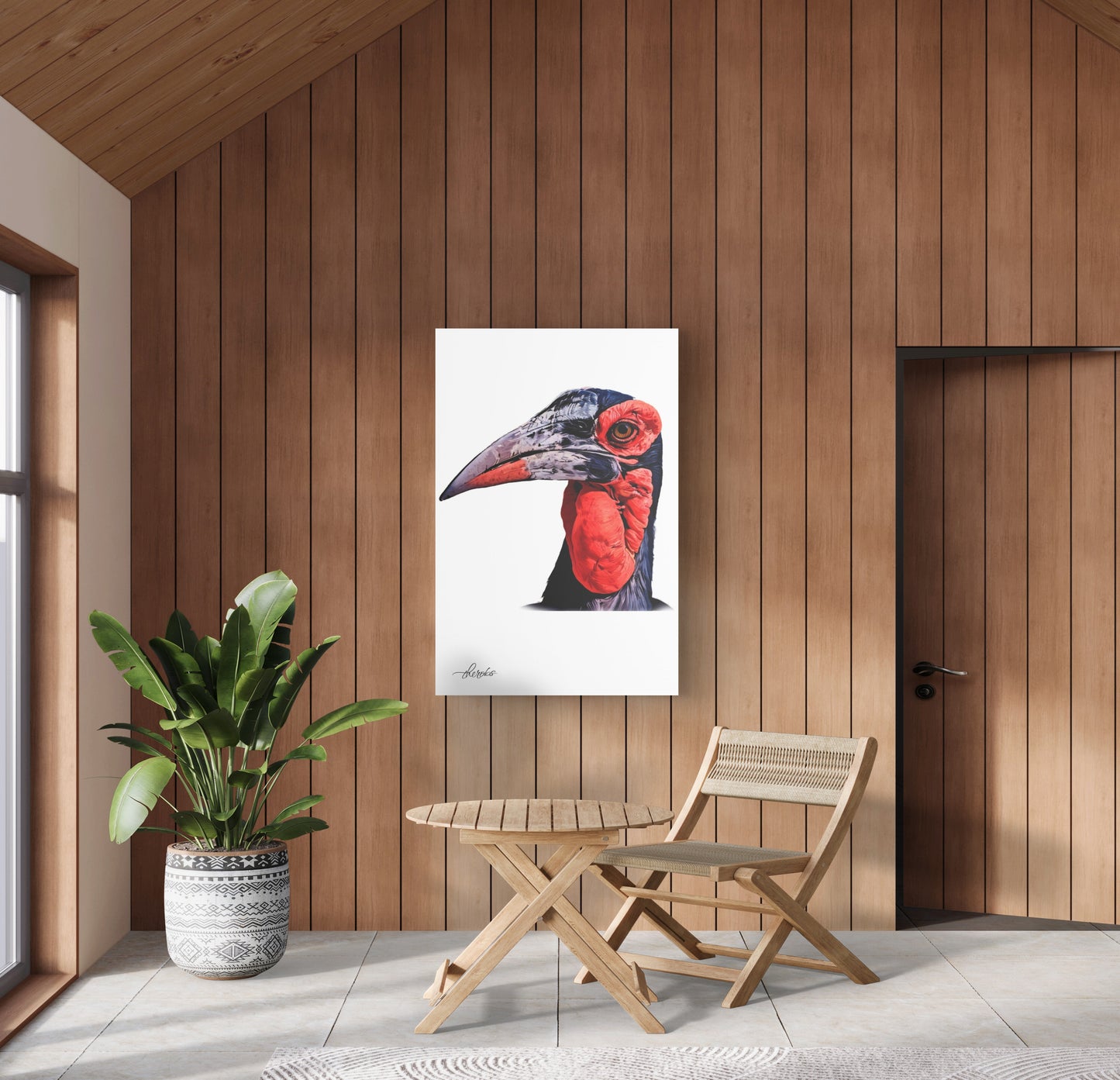 Hornbill Canvas Print