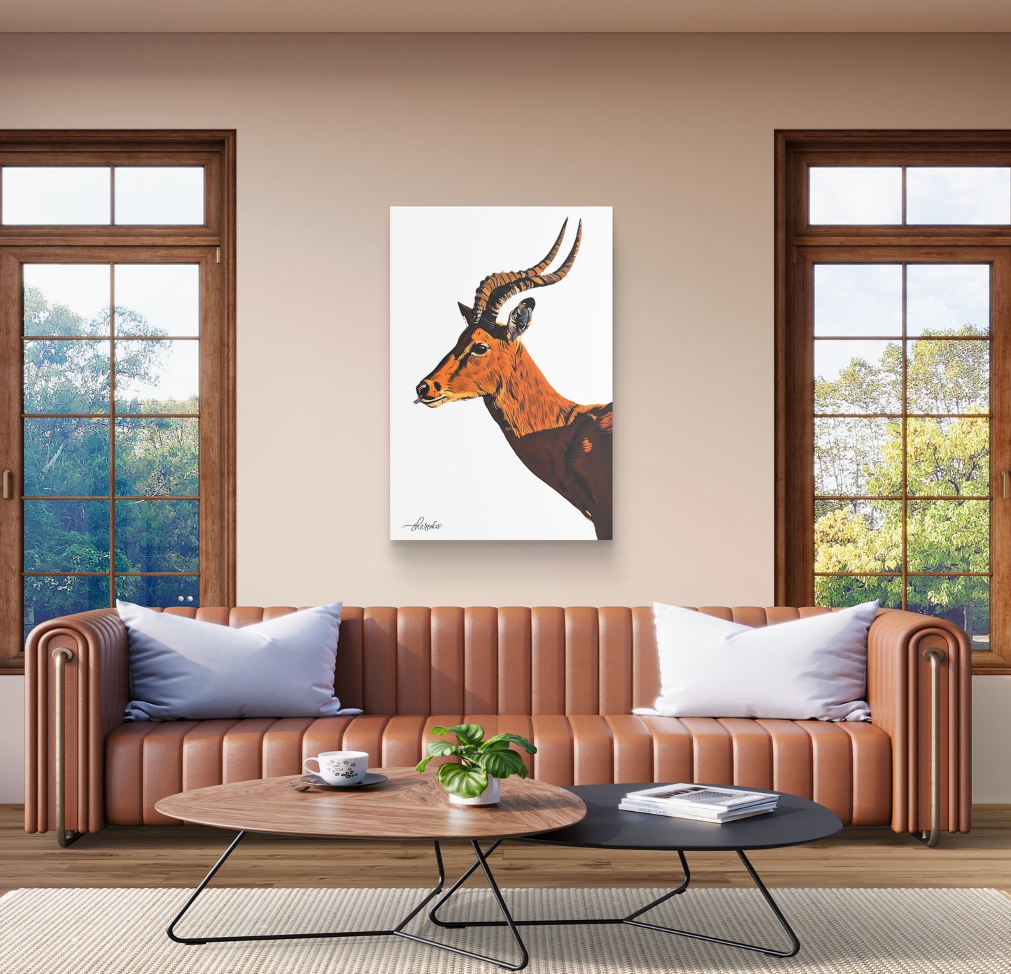 Impala Canvas Print 2