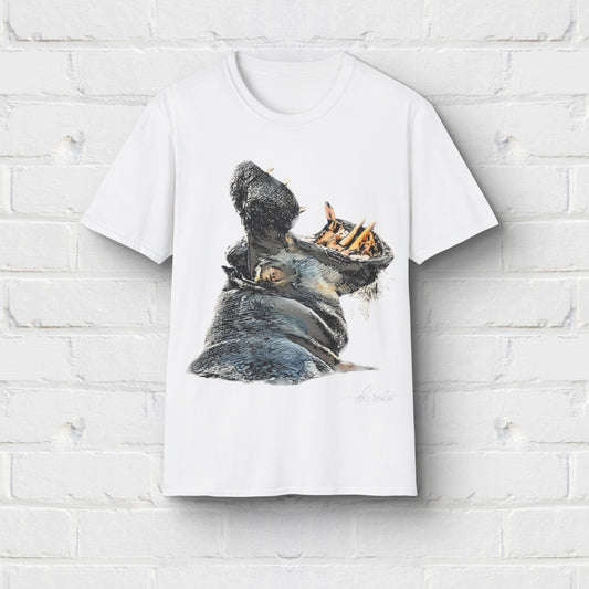 Colour Hippo Unisex Gildan T-Shirt