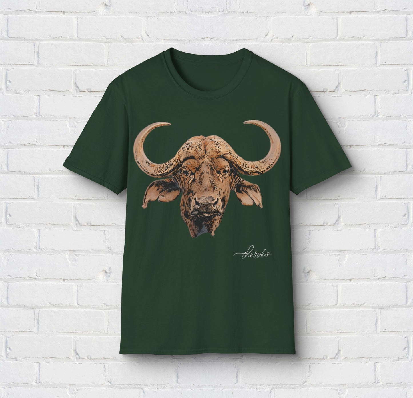 Colour Buffalo Unisex Gildan T-Shirt