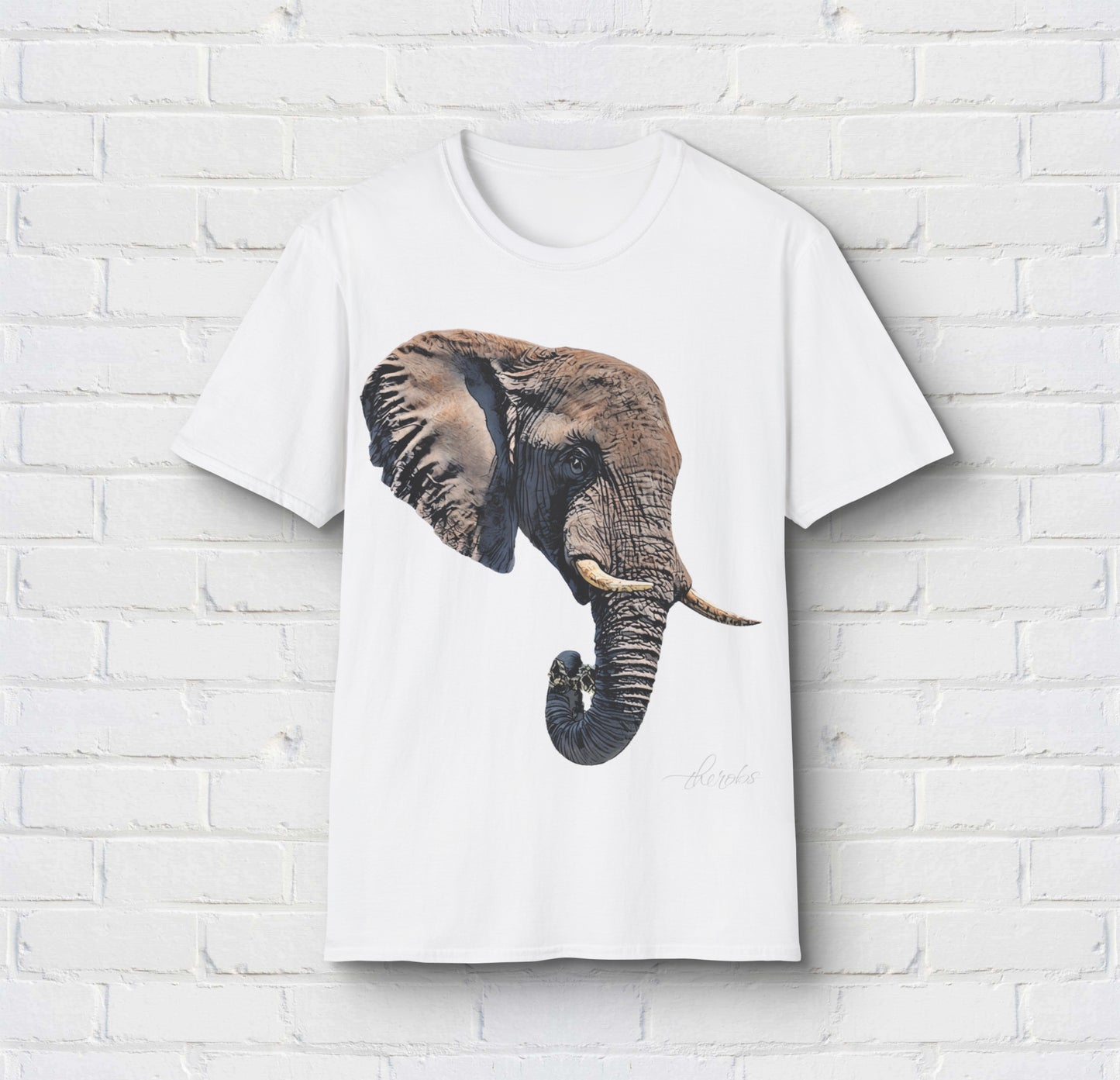 Colour Elephant Unisex Gildan T-Shirt 2