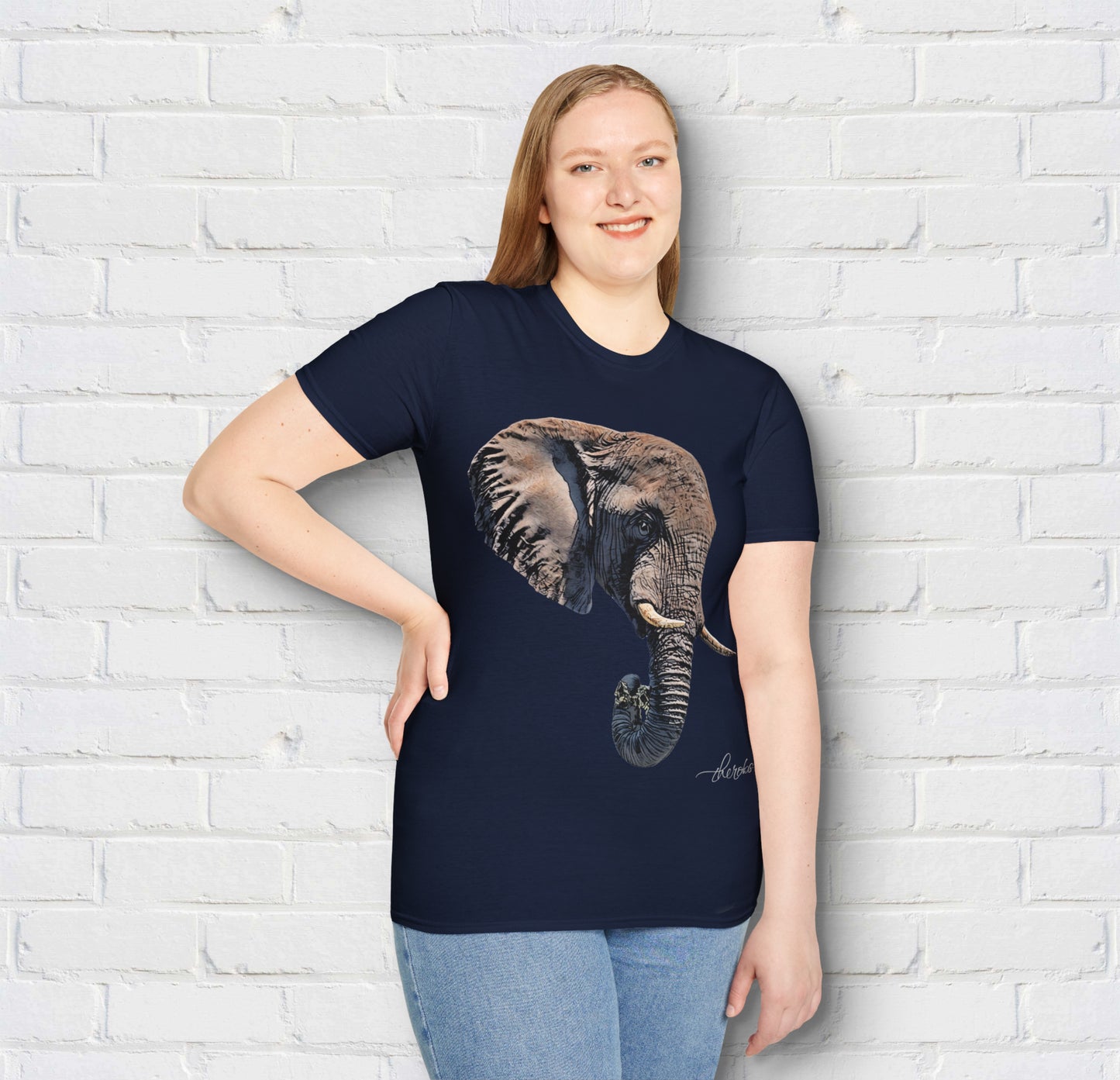 Colour Elephant Unisex Gildan T-Shirt 2