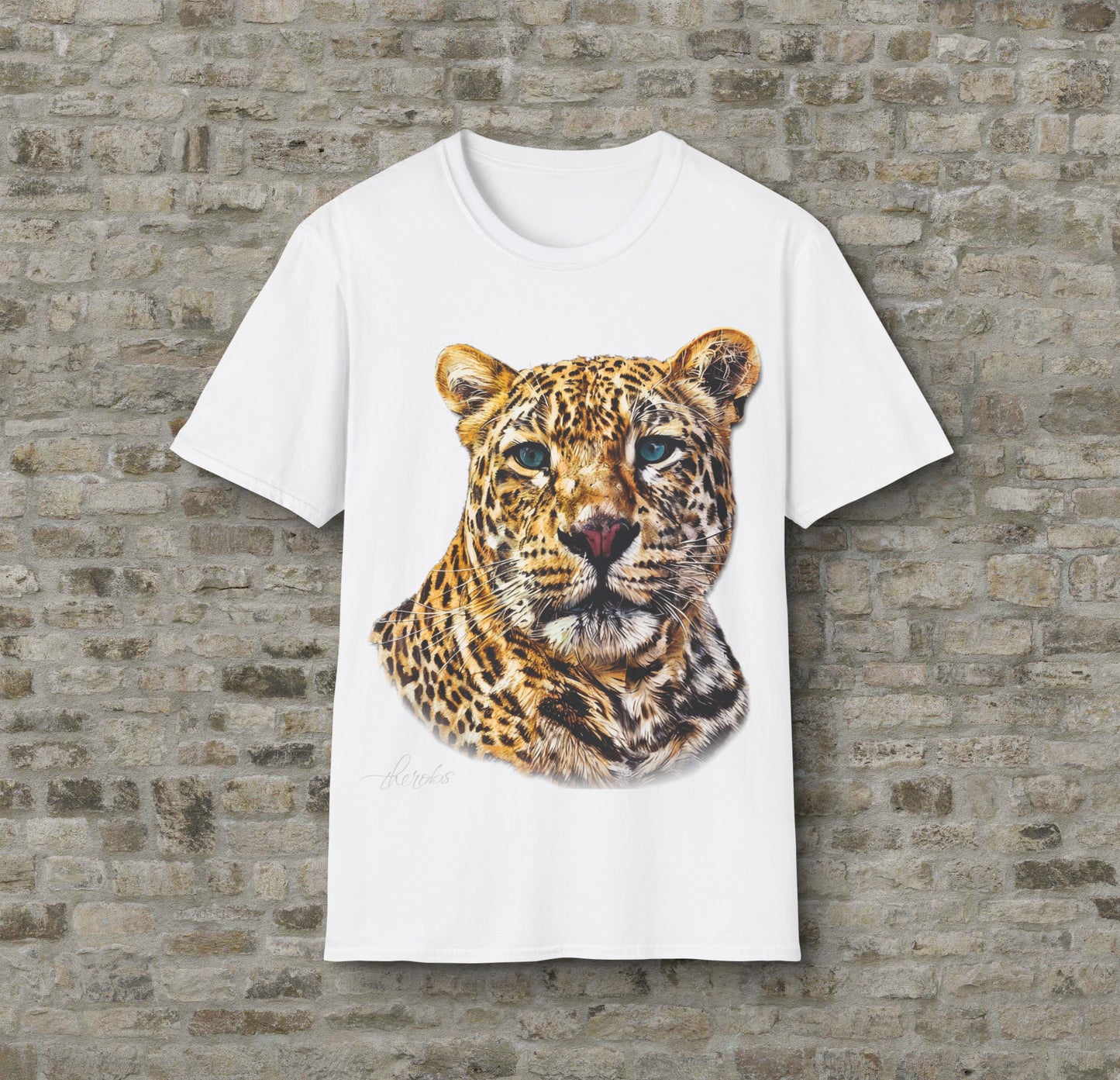 Colour Leopard Unisex Gildan T-Shirt 2