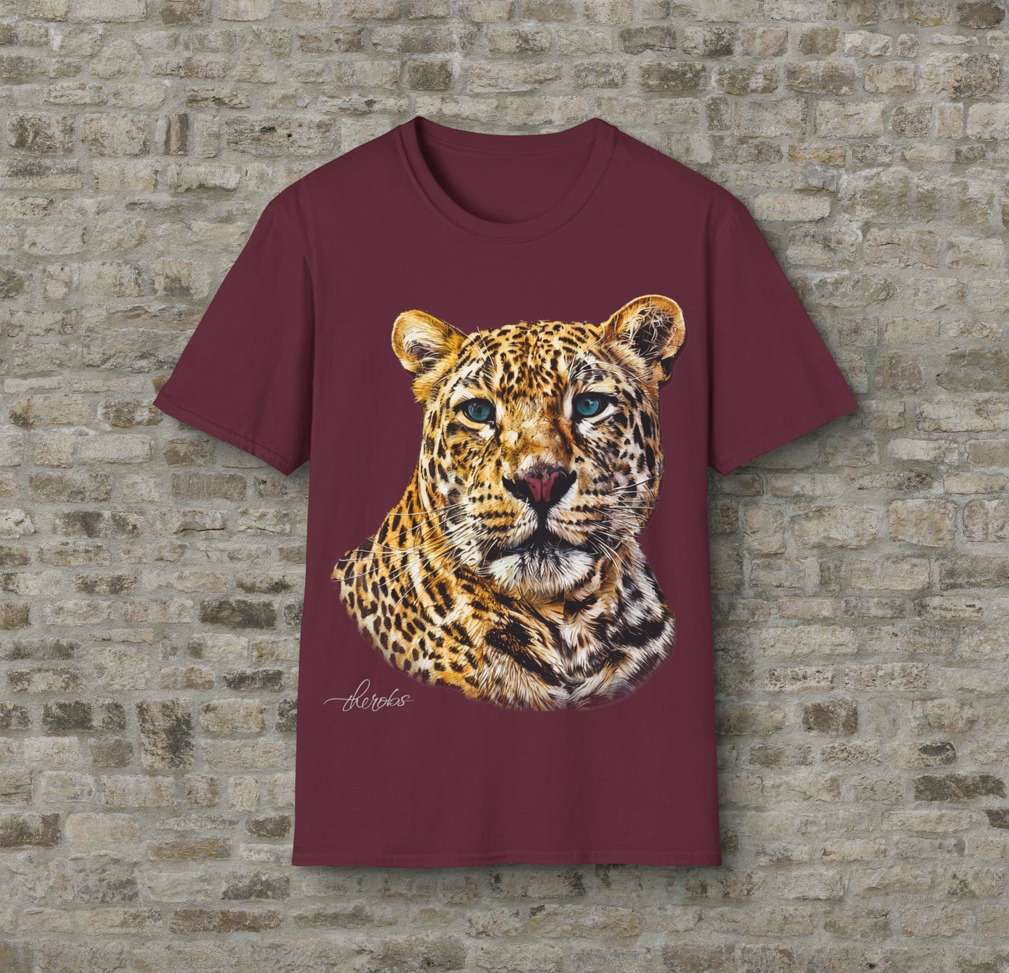 Colour Leopard Unisex Gildan T-Shirt 2