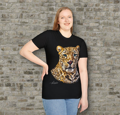 Colour Leopard Unisex Gildan T-Shirt 2