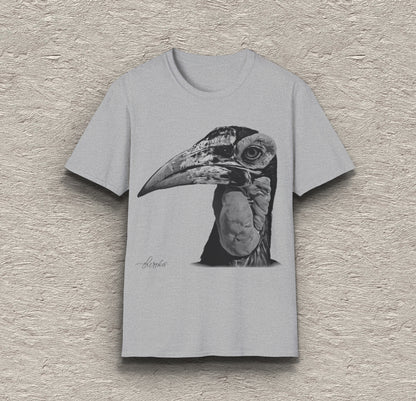 B&W Hornbill Unisex Gildan T-Shirt