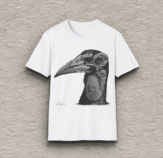 B&W Hornbill Unisex Gildan T-Shirt