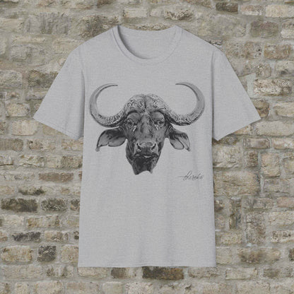 B&W Buffalo Unisex Gildan T-Shirt