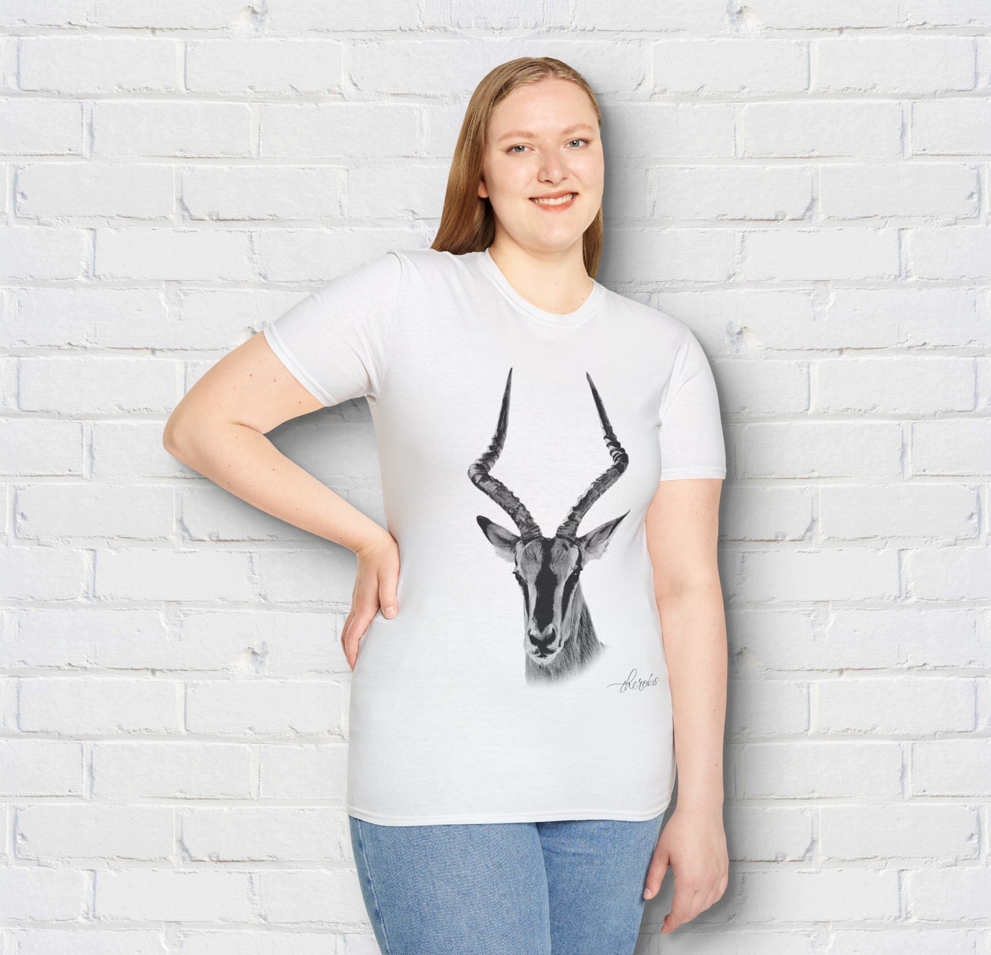 B&W Impala Unisex Gildan T-Shirt