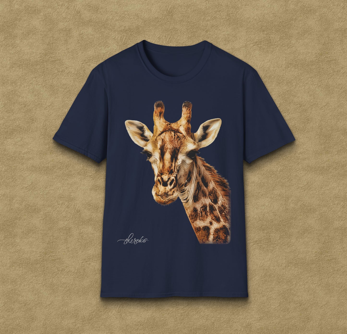 Colour Giraffe Unisex Gildan T-Shirt