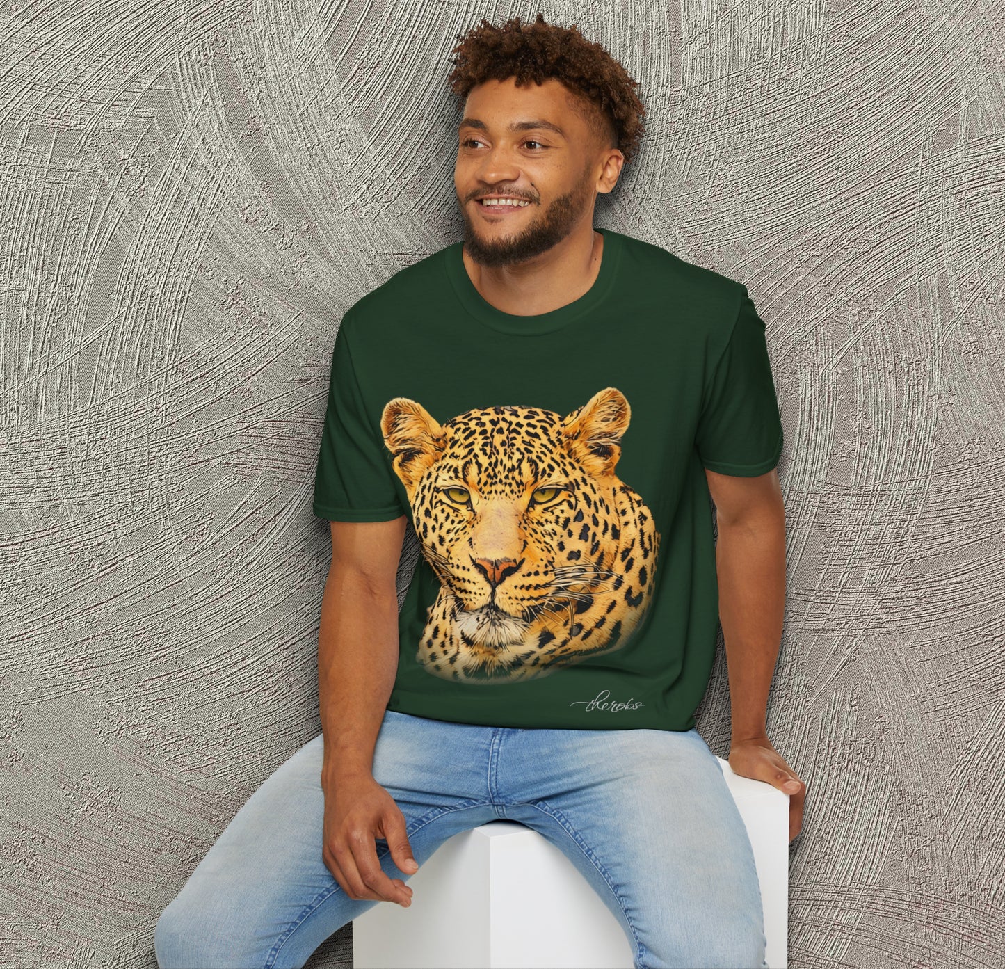 Colour Leopard Unisex Gildan T-Shirt