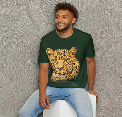 Colour Leopard Unisex Gildan T-Shirt