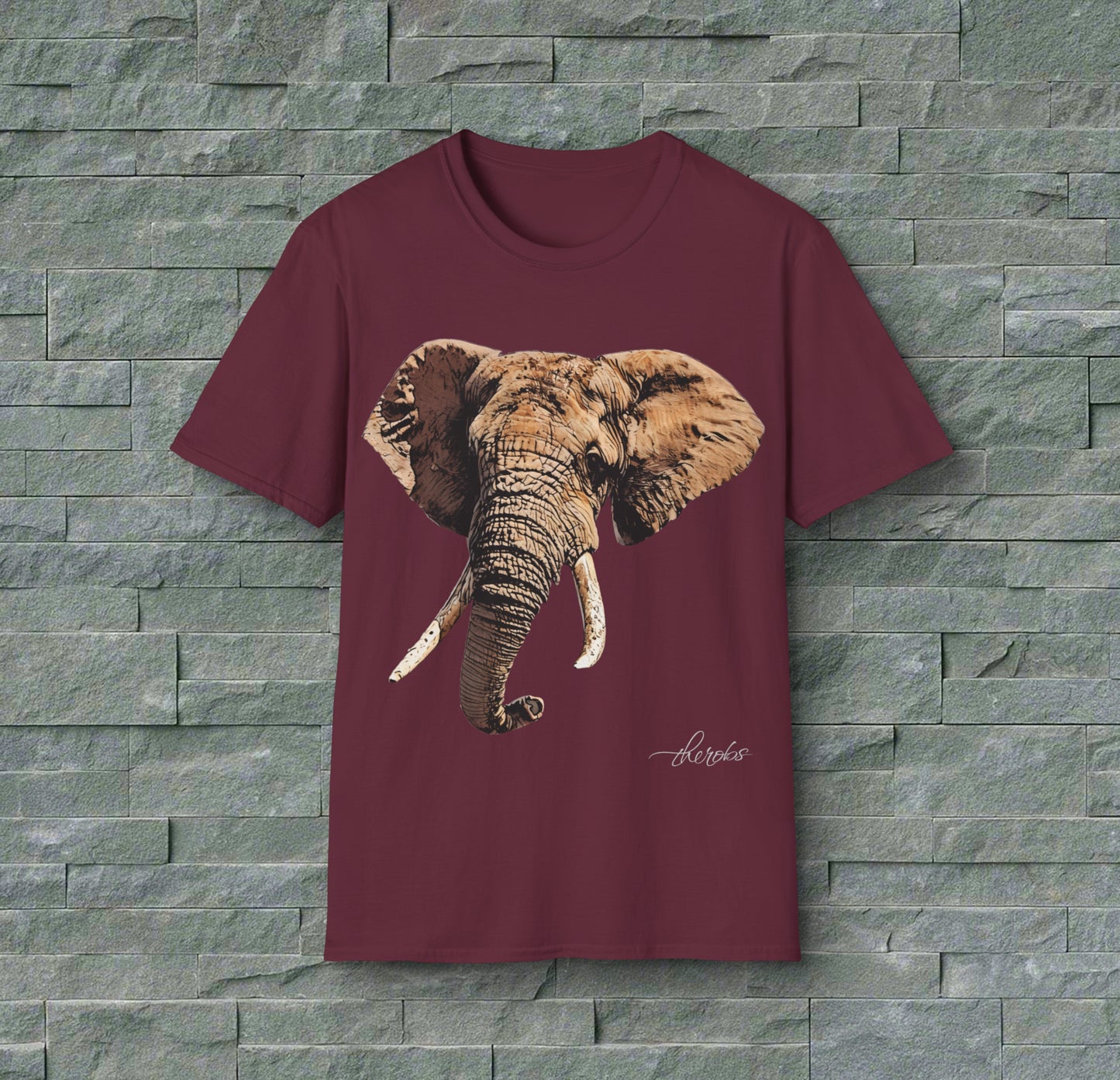 Colour Elephant Unisex Gildan T-Shirt