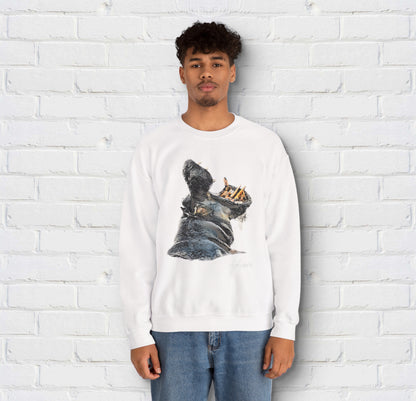 Colour Hippo Unisex Gildan Sweatshirt