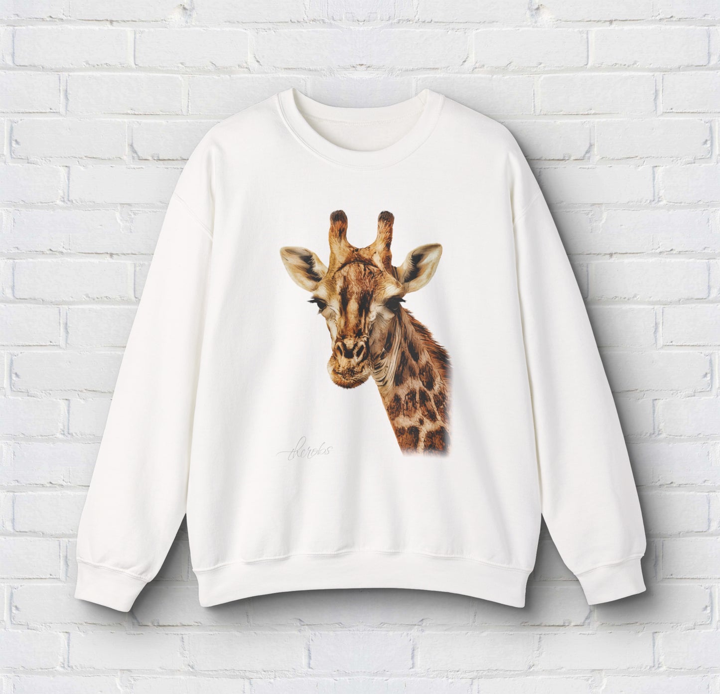 Colour Giraffe Unisex Gildan Sweatshirt