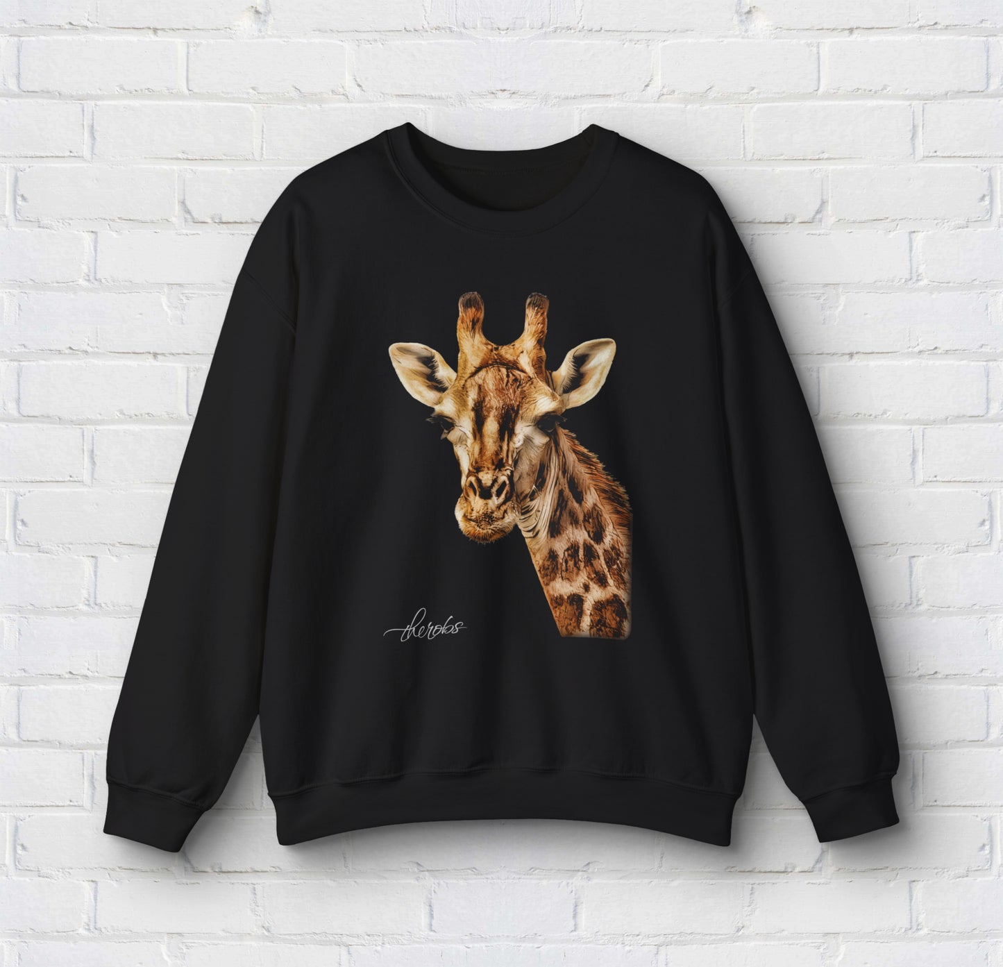 Colour Giraffe Unisex Gildan Sweatshirt
