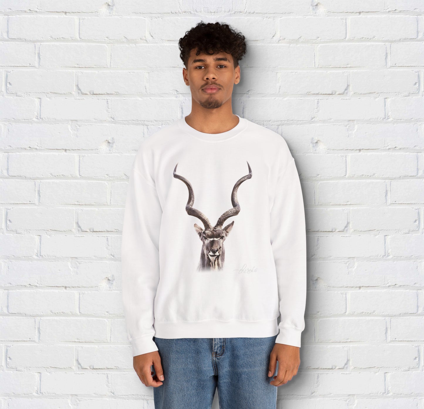 Colour Kudu Unisex Gildan Sweatshirt