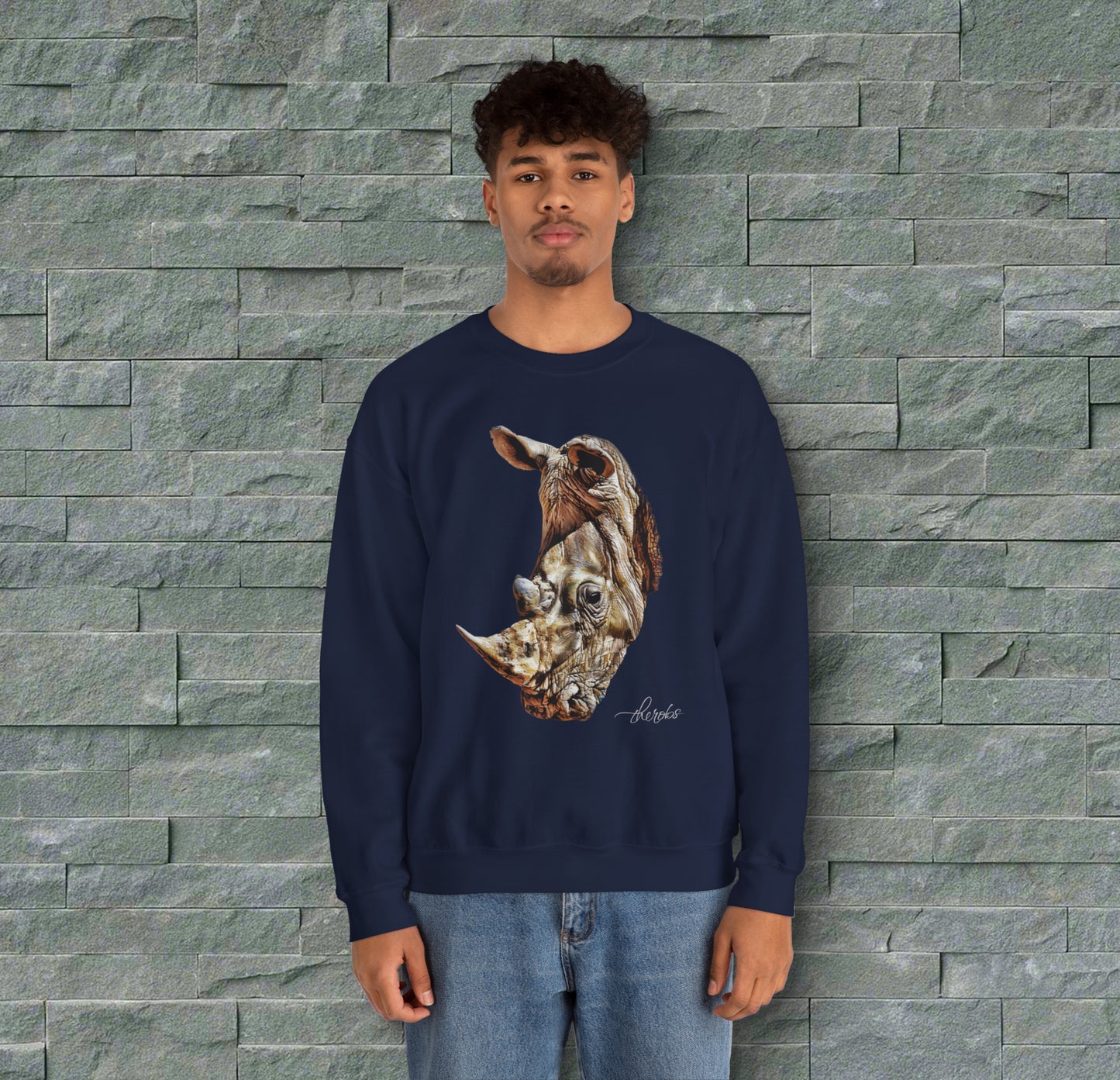 Colour Rhino Unisex Gildan Sweatshirt
