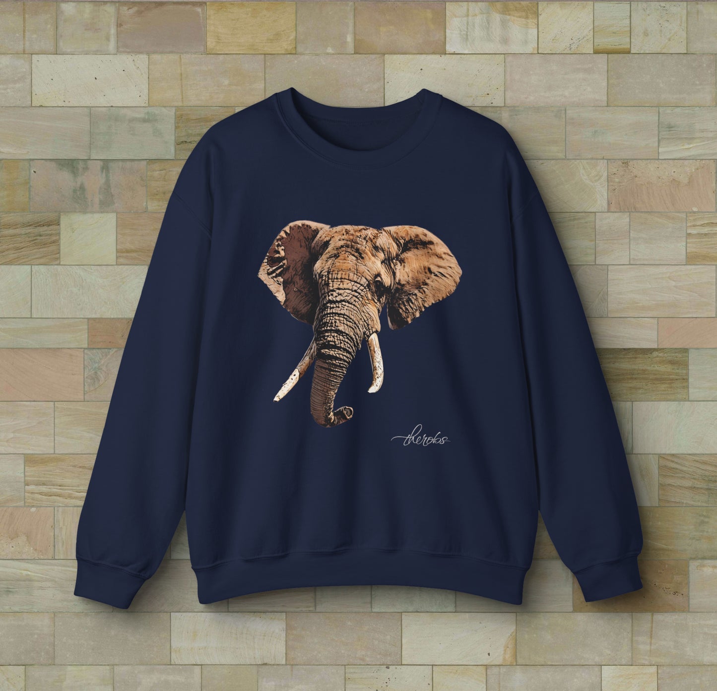 Colour Elephant Unisex Gildan Sweatshirt
