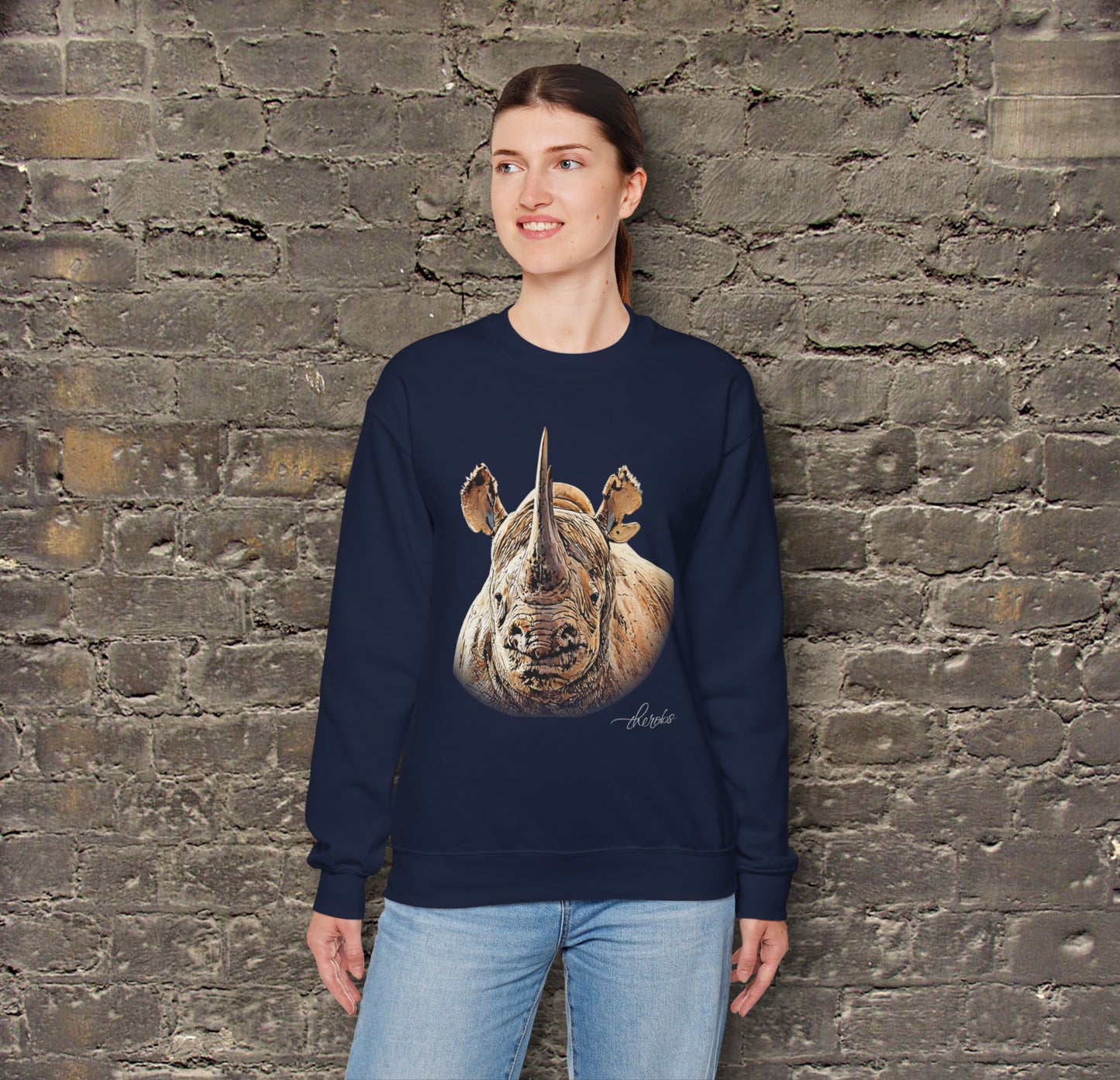 Colour Rhino Unisex Gildan Sweatshirt 2