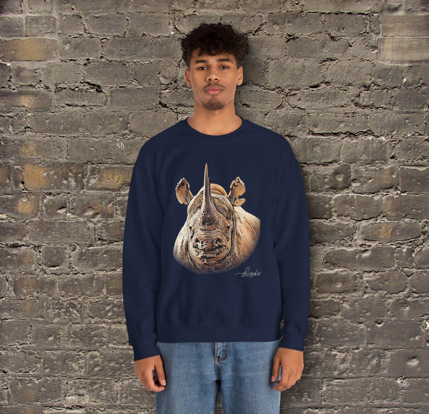 Colour Rhino Unisex Gildan Sweatshirt 2