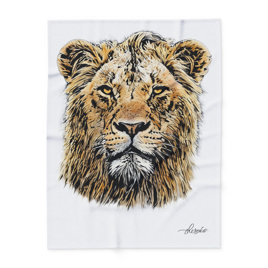 Lion Fleece Blanket