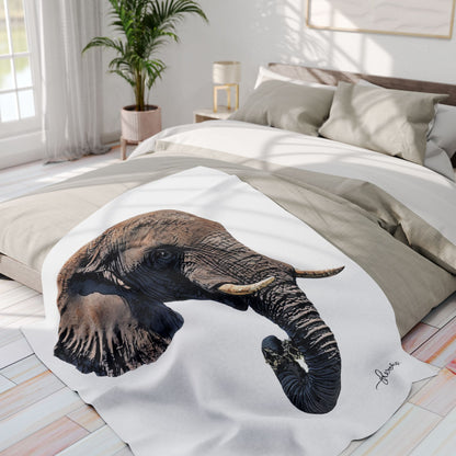 Elephant Fleece Blanket 2