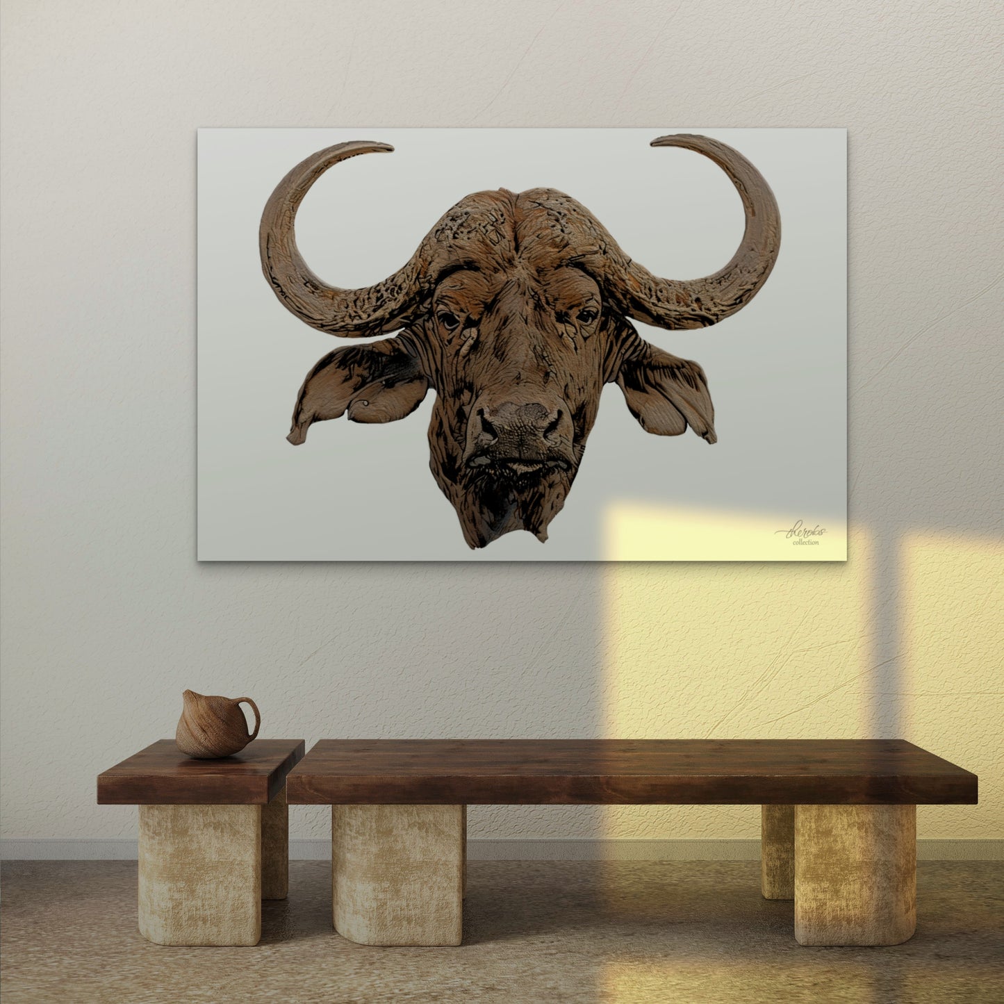 Cape Buffalo Fine Art Giclée Matte Poster