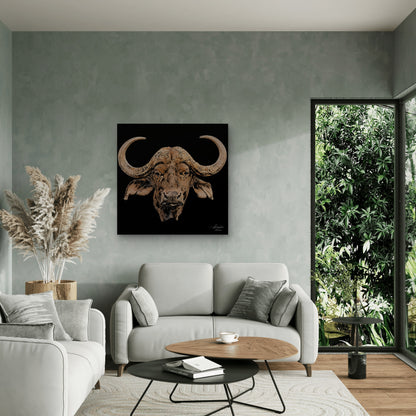 Buffalo Fine Art Giclée Matte Black Poster