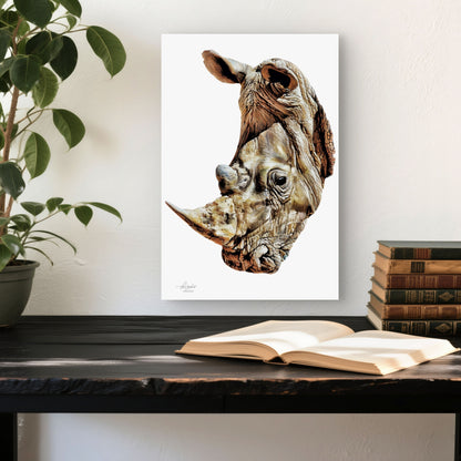 Rhino Fine Art Giclée Matte Poster