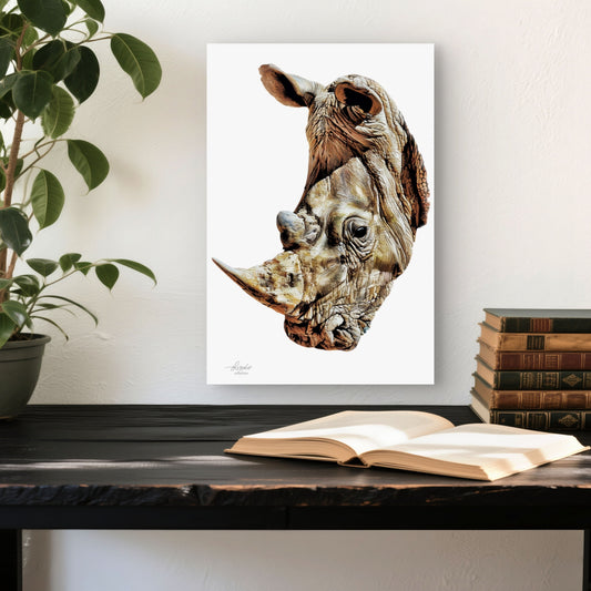 Rhino Fine Art Giclée Matte Poster