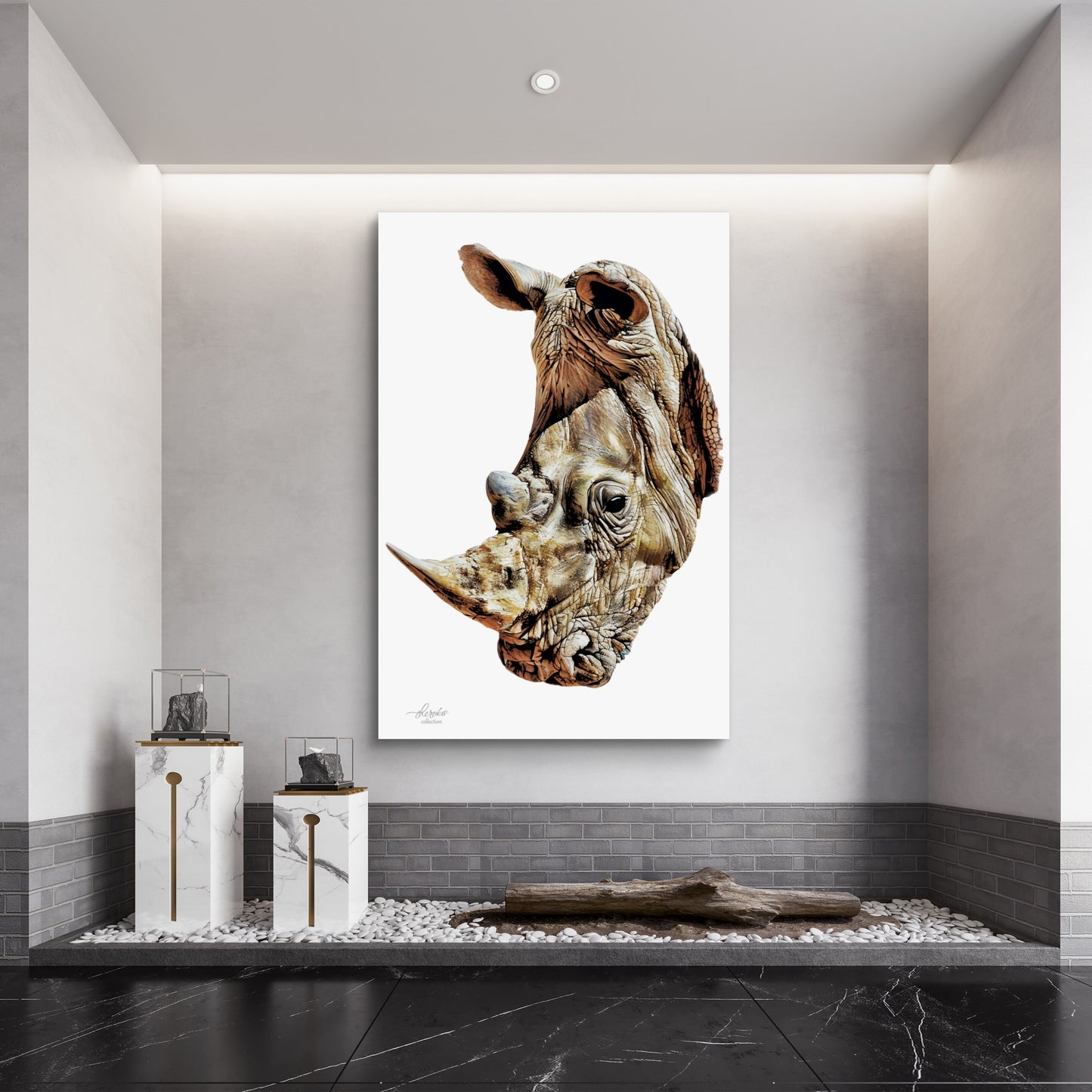 Rhino Fine Art Giclée Matte Poster