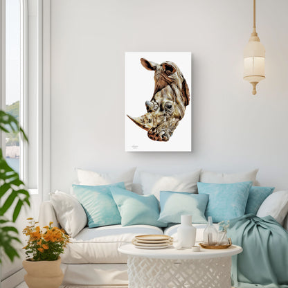 Rhino Fine Art Giclée Matte Poster