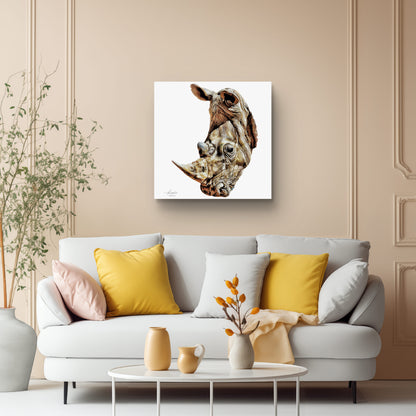 Rhino Fine Art Giclée Matte Poster