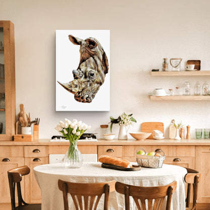 Rhino Fine Art Giclée Matte Poster