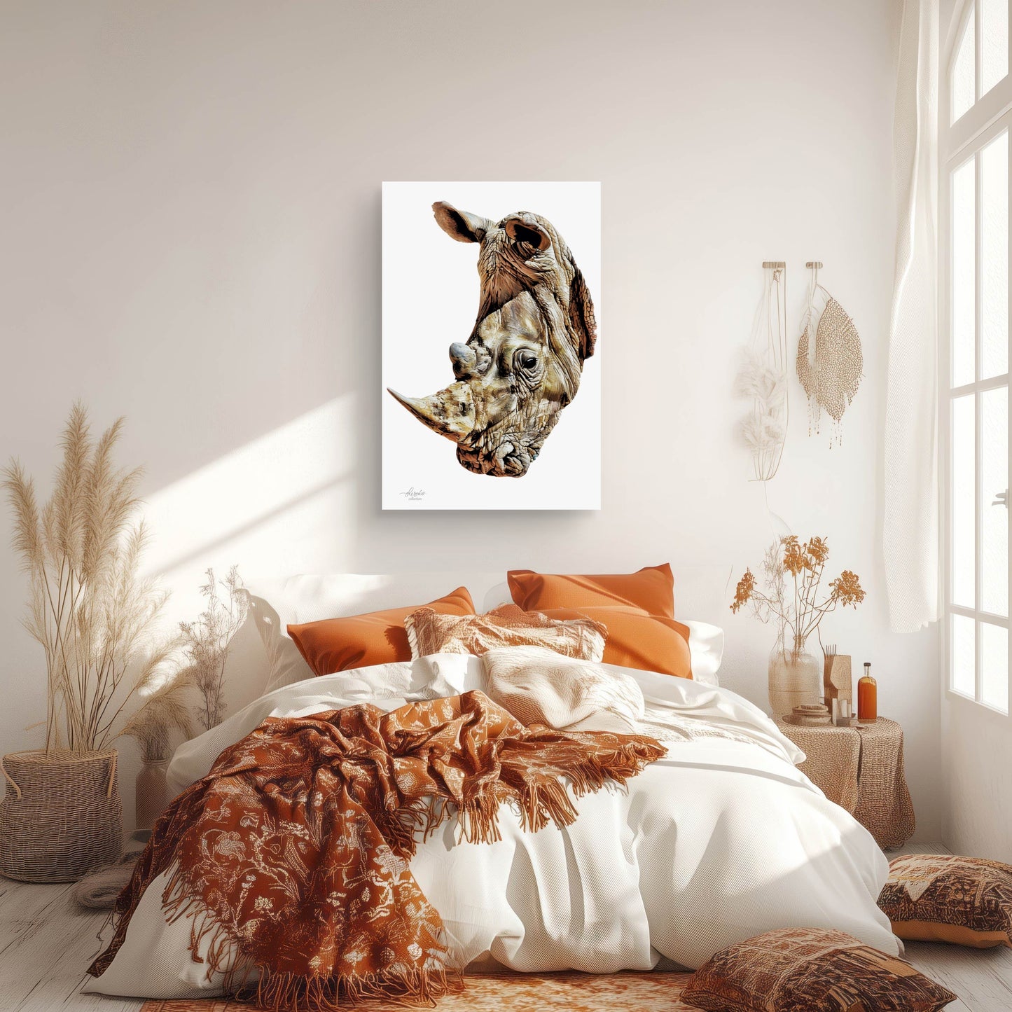 Rhino Fine Art Giclée Matte Poster