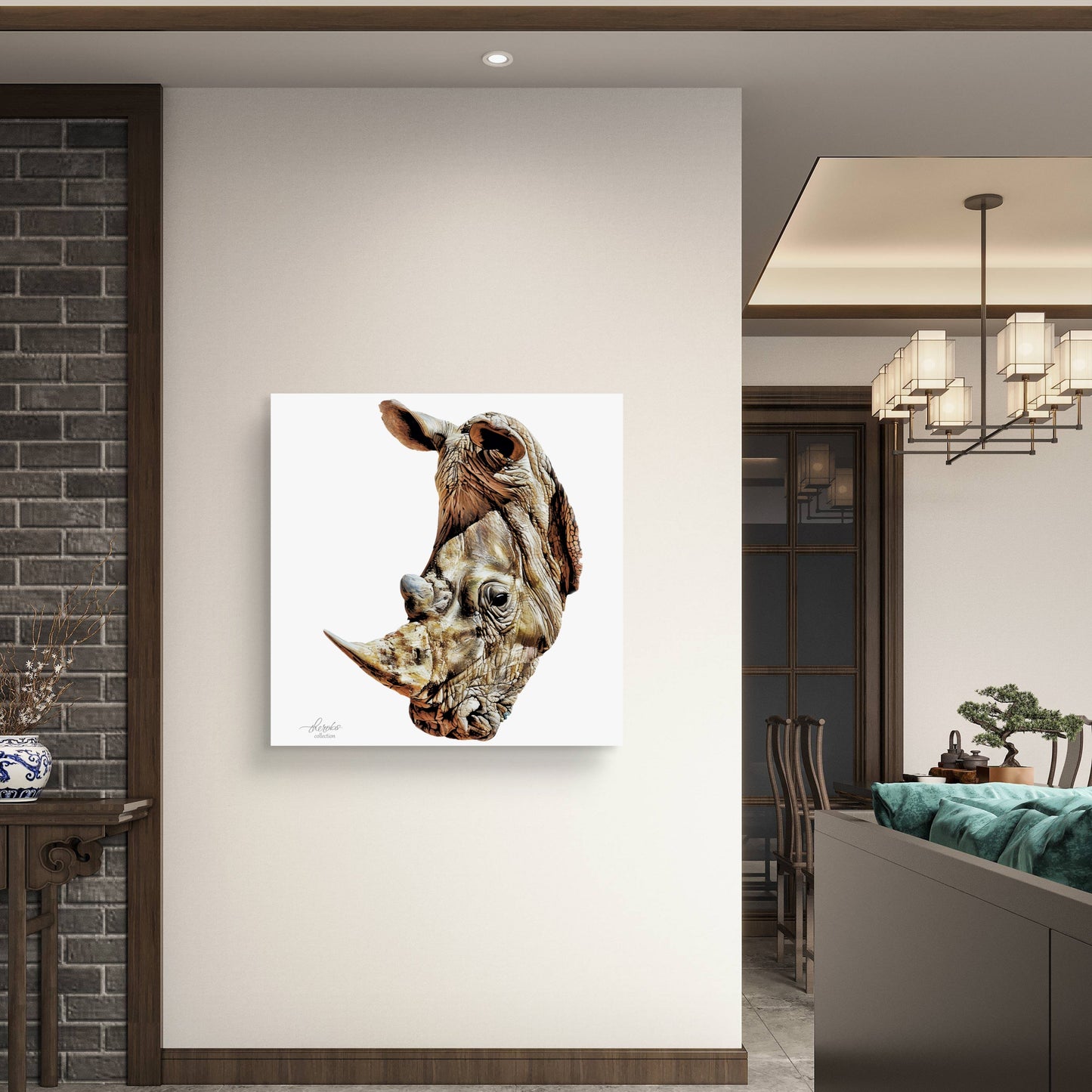 Rhino Fine Art Giclée Matte Poster