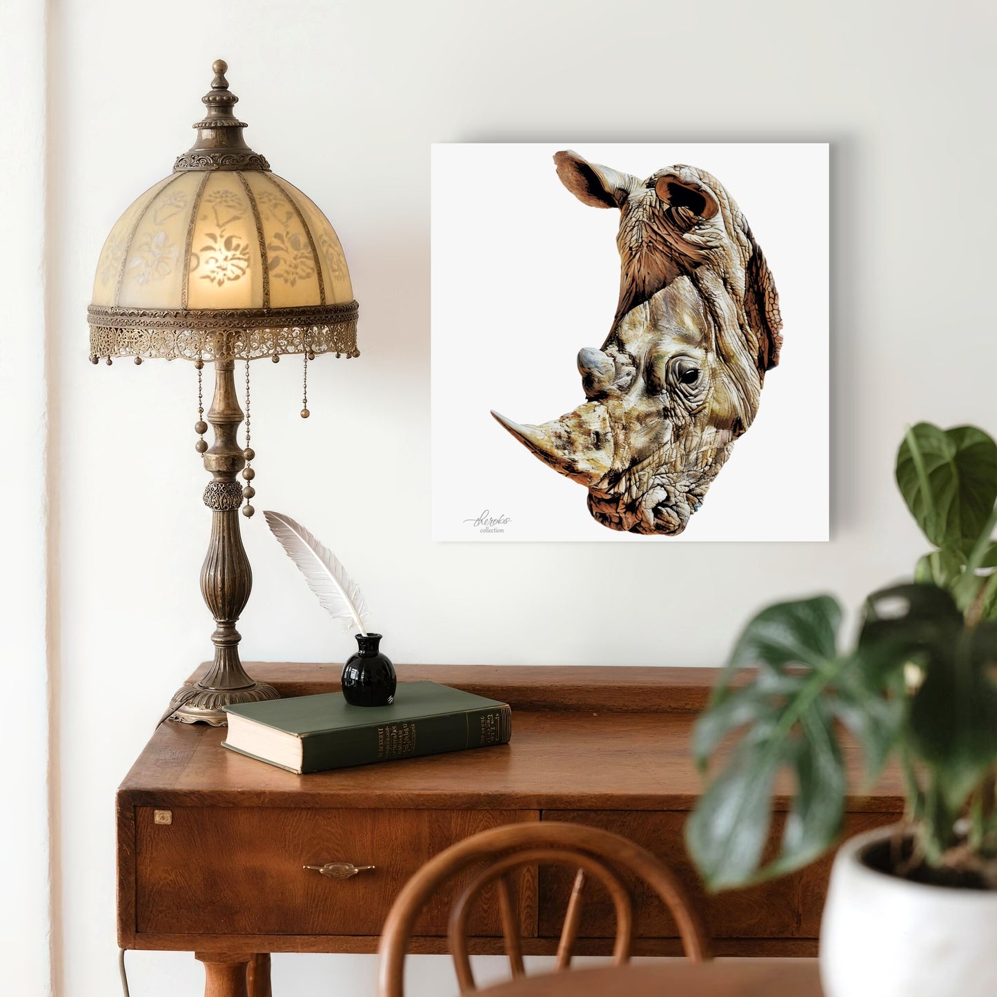 Rhino Indoor & Outdoor HD Silk Poster