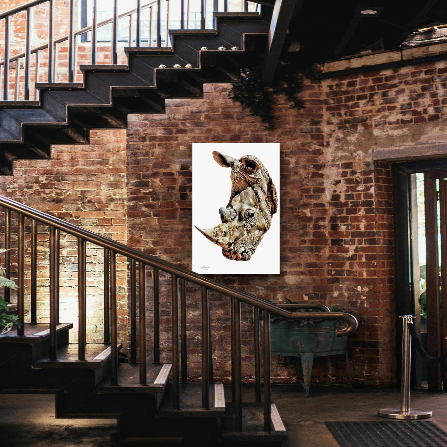 Rhino Indoor & Outdoor HD Silk Poster