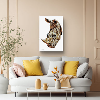 Rhino Indoor & Outdoor HD Silk Poster