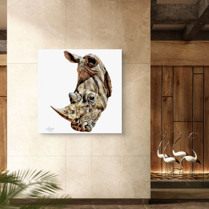 Rhino Indoor & Outdoor HD Silk Poster