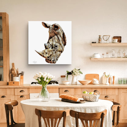 Rhino Indoor & Outdoor HD Silk Poster