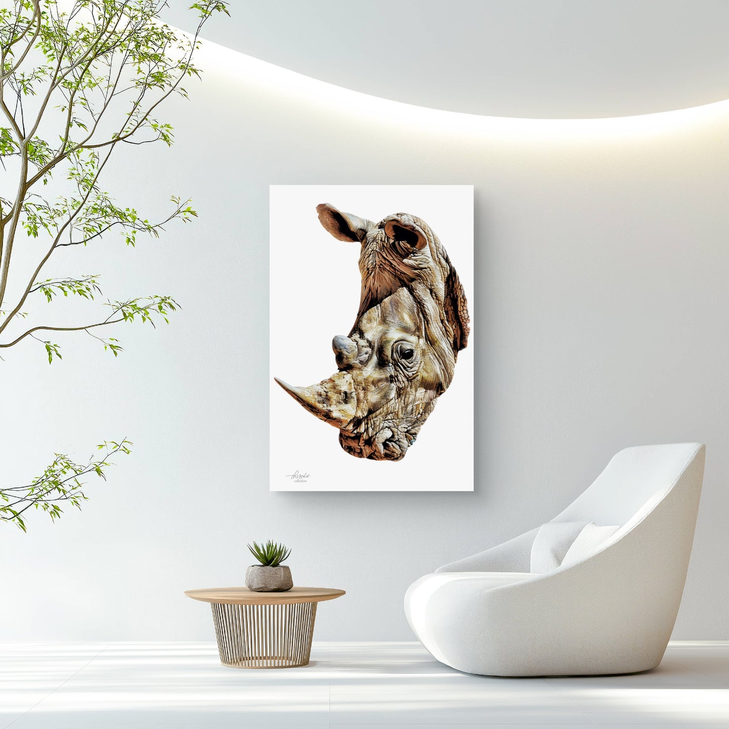 Rhino Indoor & Outdoor HD Silk Poster